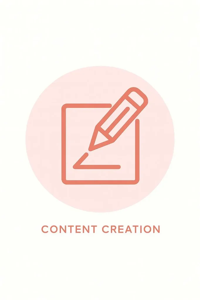 content creation logo